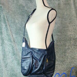 Stone mountain blue hobo bag